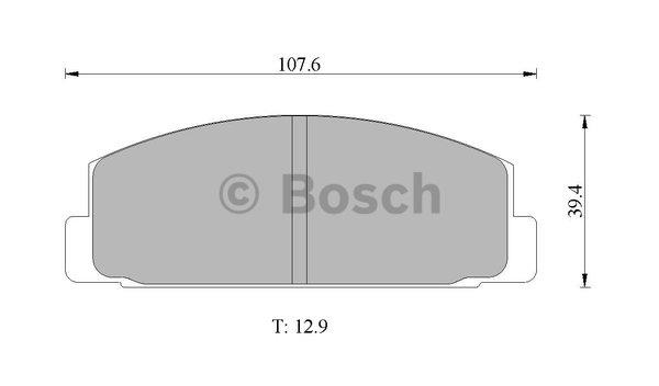 Bosch 0 986 505 777 Гальмівні колодки, комплект 0986505777: Купити в Україні - Добра ціна на EXIST.UA!