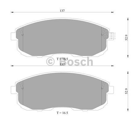 Bosch 0 986 505 792 Гальмівні колодки, комплект 0986505792: Купити в Україні - Добра ціна на EXIST.UA!