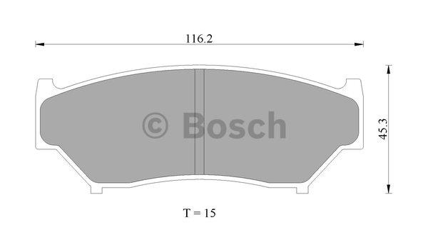 Bosch 0 986 505 959 Гальмівні колодки, комплект 0986505959: Купити в Україні - Добра ціна на EXIST.UA!
