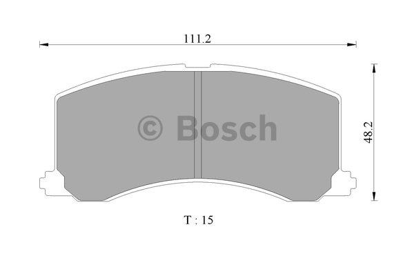 Bosch 0 986 505 977 Гальмівні колодки, комплект 0986505977: Купити в Україні - Добра ціна на EXIST.UA!