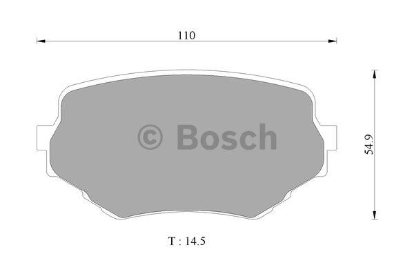 Bosch 0 986 AB2 319 Гальмівні колодки, комплект 0986AB2319: Купити в Україні - Добра ціна на EXIST.UA!