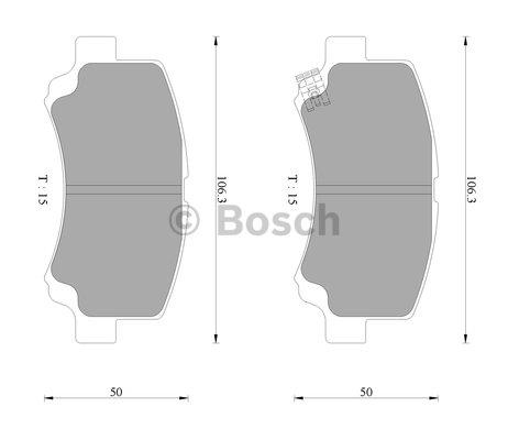 Bosch 0 986 AB2 336 Гальмівні колодки, комплект 0986AB2336: Купити в Україні - Добра ціна на EXIST.UA!