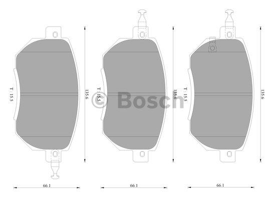 Bosch 0 986 AB2 369 Гальмівні колодки, комплект 0986AB2369: Купити в Україні - Добра ціна на EXIST.UA!