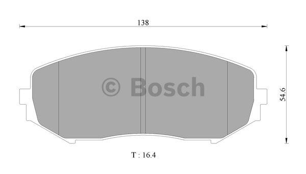 Bosch 0 986 AB2 371 Гальмівні колодки, комплект 0986AB2371: Купити в Україні - Добра ціна на EXIST.UA!