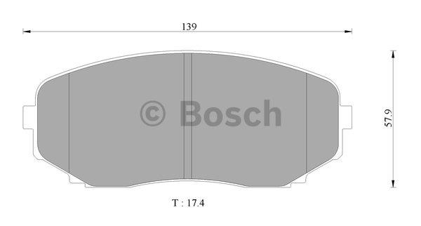 Bosch 0 986 AB2 373 Гальмівні колодки, комплект 0986AB2373: Купити в Україні - Добра ціна на EXIST.UA!