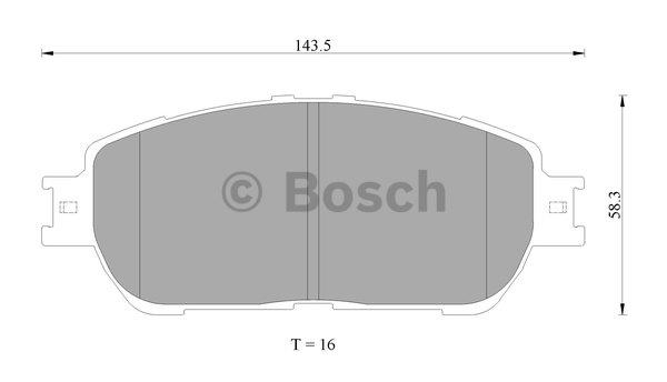 Bosch 0 986 AB2 388 Гальмівні колодки, комплект 0986AB2388: Купити в Україні - Добра ціна на EXIST.UA!