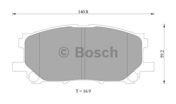 Bosch 0 986 AB2 391 Гальмівні колодки, комплект 0986AB2391: Купити в Україні - Добра ціна на EXIST.UA!