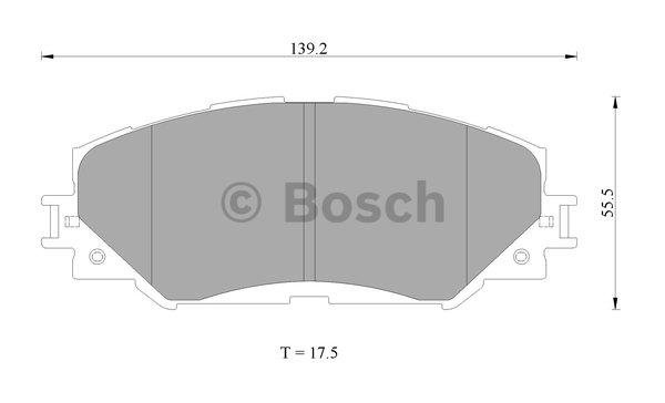 Bosch 0 986 AB2 396 Гальмівні колодки, комплект 0986AB2396: Купити в Україні - Добра ціна на EXIST.UA!