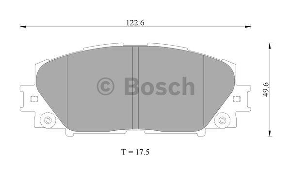 Bosch 0 986 AB2 403 Гальмівні колодки, комплект 0986AB2403: Купити в Україні - Добра ціна на EXIST.UA!