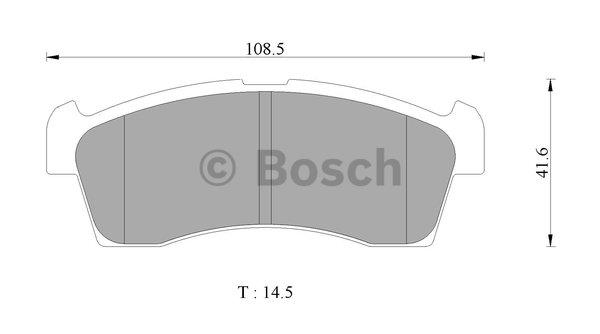 Bosch 0 986 AB2 419 Гальмівні колодки, комплект 0986AB2419: Купити в Україні - Добра ціна на EXIST.UA!