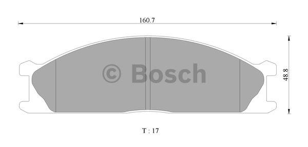 Bosch 0 986 AB2 473 Гальмівні колодки, комплект 0986AB2473: Купити в Україні - Добра ціна на EXIST.UA!