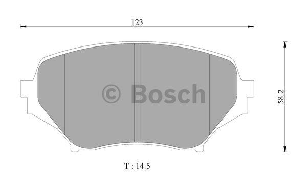 Bosch 0 986 AB2 501 Гальмівні колодки, комплект 0986AB2501: Купити в Україні - Добра ціна на EXIST.UA!
