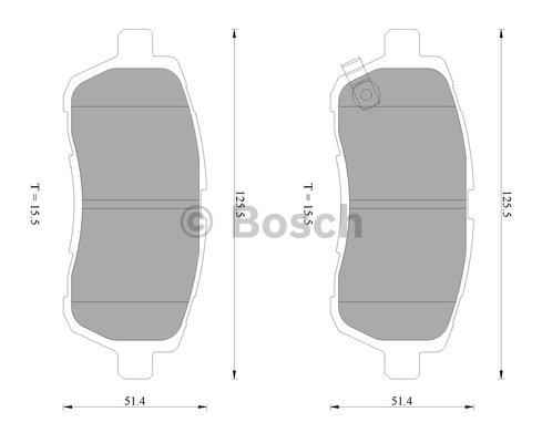 Bosch 0 986 AB2 502 Гальмівні колодки, комплект 0986AB2502: Купити в Україні - Добра ціна на EXIST.UA!
