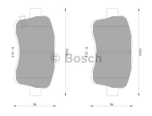 Bosch 0 986 AB2 778 Гальмівні колодки, комплект 0986AB2778: Купити в Україні - Добра ціна на EXIST.UA!