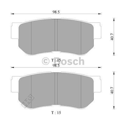 Bosch 0 986 AB3 066 Гальмівні колодки, комплект 0986AB3066: Купити в Україні - Добра ціна на EXIST.UA!