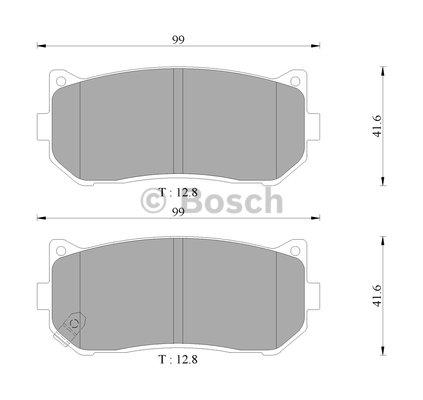 Bosch 0 986 AB3 069 Гальмівні колодки, комплект 0986AB3069: Купити в Україні - Добра ціна на EXIST.UA!