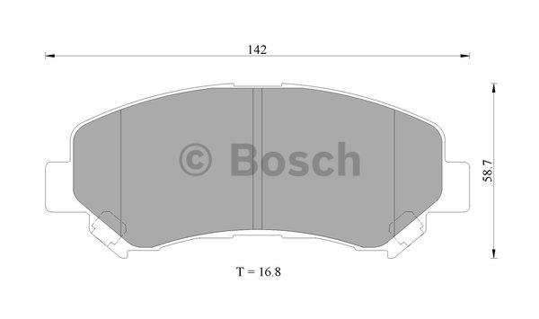 Bosch 0 986 AB9 368 Гальмівні колодки, комплект 0986AB9368: Купити в Україні - Добра ціна на EXIST.UA!