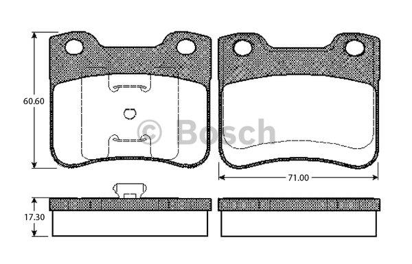 Bosch 0 986 TB2 129 Гальмівні колодки, комплект 0986TB2129: Купити в Україні - Добра ціна на EXIST.UA!