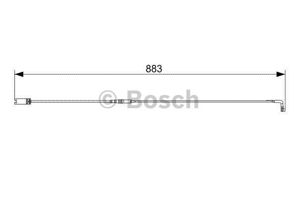 Датчик зносу гальмівних колодок Bosch 1 987 473 005