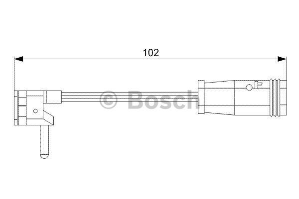 Датчик зносу гальмівних колодок Bosch 1 987 473 019