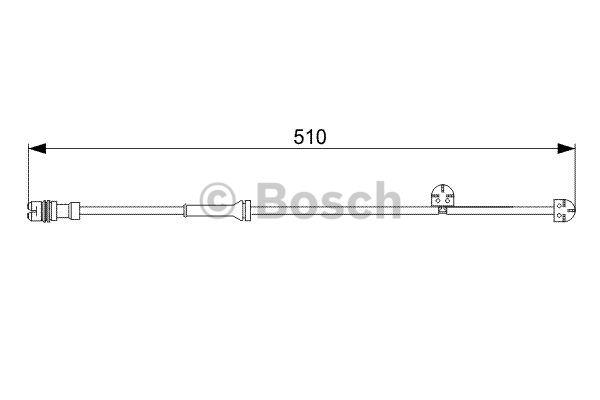 Датчик зносу гальмівних колодок Bosch 1 987 473 029