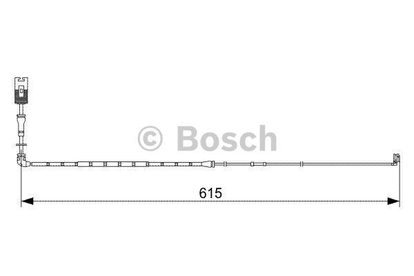 Датчик зносу гальмівних колодок Bosch 1 987 473 056