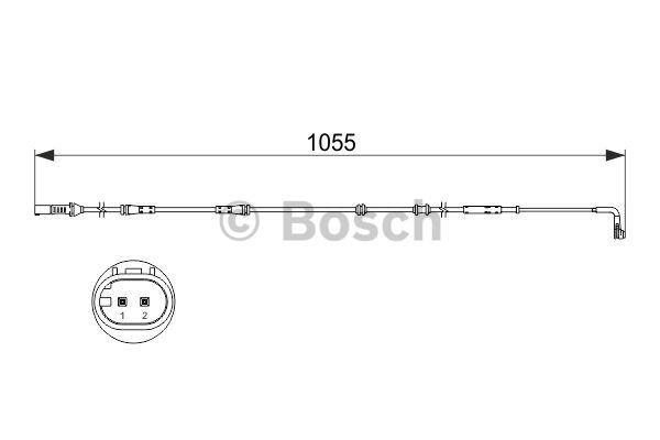 Датчик износа тормозных колодок Bosch 1 987 473 507
