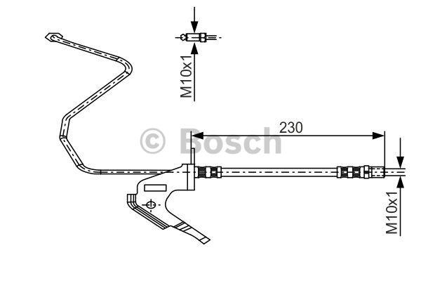 Тормозной шланг Bosch 1 987 481 161