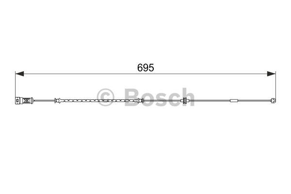 Датчик зносу гальмівних колодок Bosch 1 987 474 585