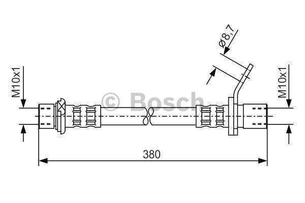 Тормозной шланг Bosch 1 987 476 162