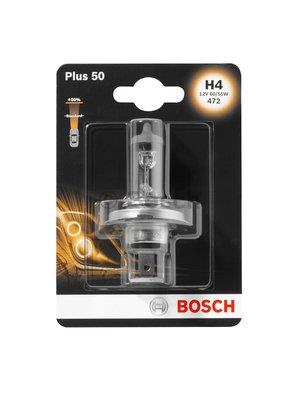 Лампа галогенна Bosch Plus 50 12В H4 60&#x2F;55Вт +50% Bosch 1 987 301 040