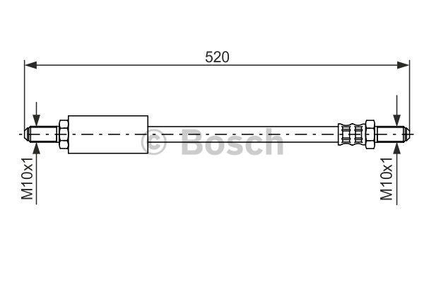 Bosch 1 987 476 471 Гальмівний шланг 1987476471: Купити в Україні - Добра ціна на EXIST.UA!