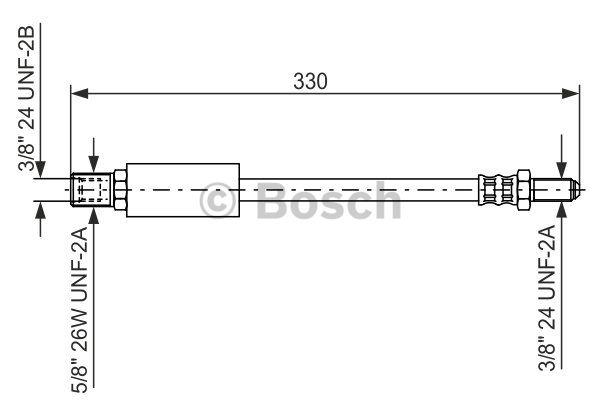 Bosch 1 987 476 473 Гальмівний шланг 1987476473: Купити в Україні - Добра ціна на EXIST.UA!