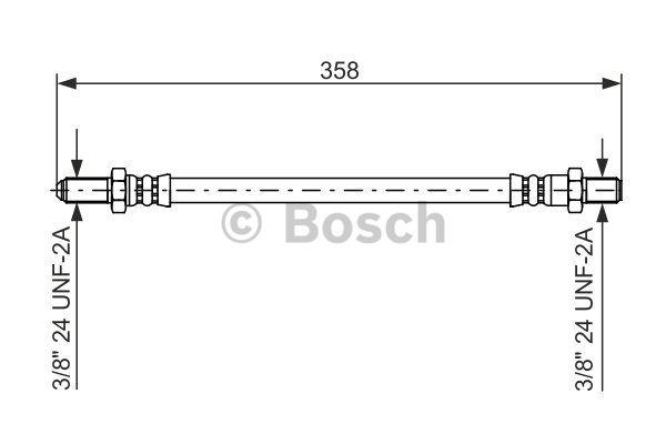 Bosch 1 987 476 480 Гальмівний шланг 1987476480: Купити в Україні - Добра ціна на EXIST.UA!