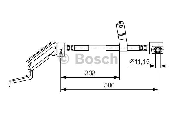 Гальмівний шланг Bosch 1 987 476 866