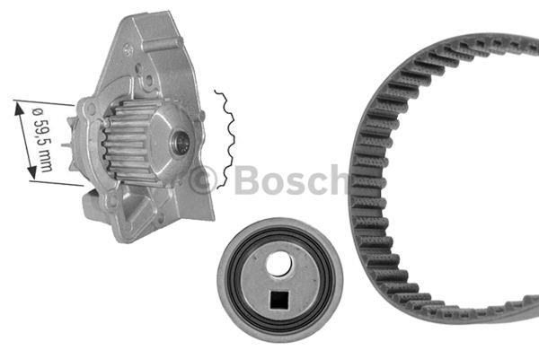Bosch Ремінь ГРМ, комплект з водяним насосом – ціна 994 UAH