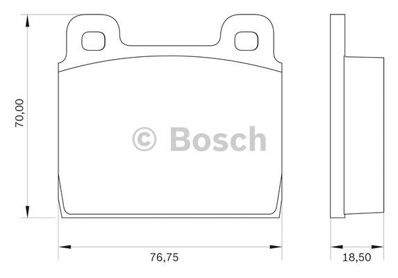 Bosch 0 986 BB0 017 Гальмівні колодки, комплект 0986BB0017: Купити в Україні - Добра ціна на EXIST.UA!