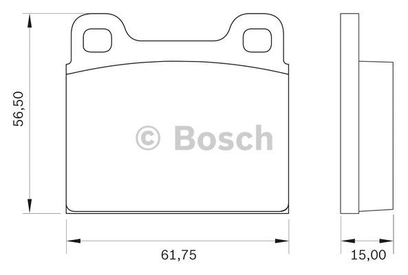 Bosch 0 986 BB0 020 Гальмівні колодки, комплект 0986BB0020: Купити в Україні - Добра ціна на EXIST.UA!