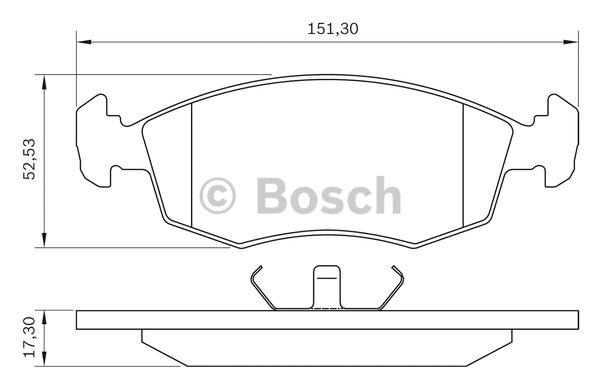 Bosch 0 986 BB0 048 Гальмівні колодки, комплект 0986BB0048: Купити в Україні - Добра ціна на EXIST.UA!
