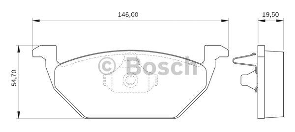 Bosch 0 986 BB0 139 Гальмівні колодки, комплект 0986BB0139: Купити в Україні - Добра ціна на EXIST.UA!