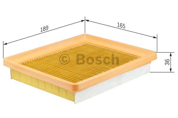 Bosch F 026 400 271 Повітряний фільтр F026400271: Купити в Україні - Добра ціна на EXIST.UA!