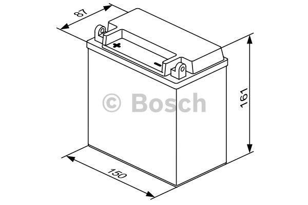 Bosch Акумулятор Bosch 12В 14Ач 210А(EN) L+ – ціна 3582 UAH