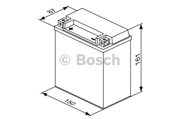 Bosch Акумулятор Bosch 12В 14Ач 220А(EN) L+ – ціна 2985 UAH
