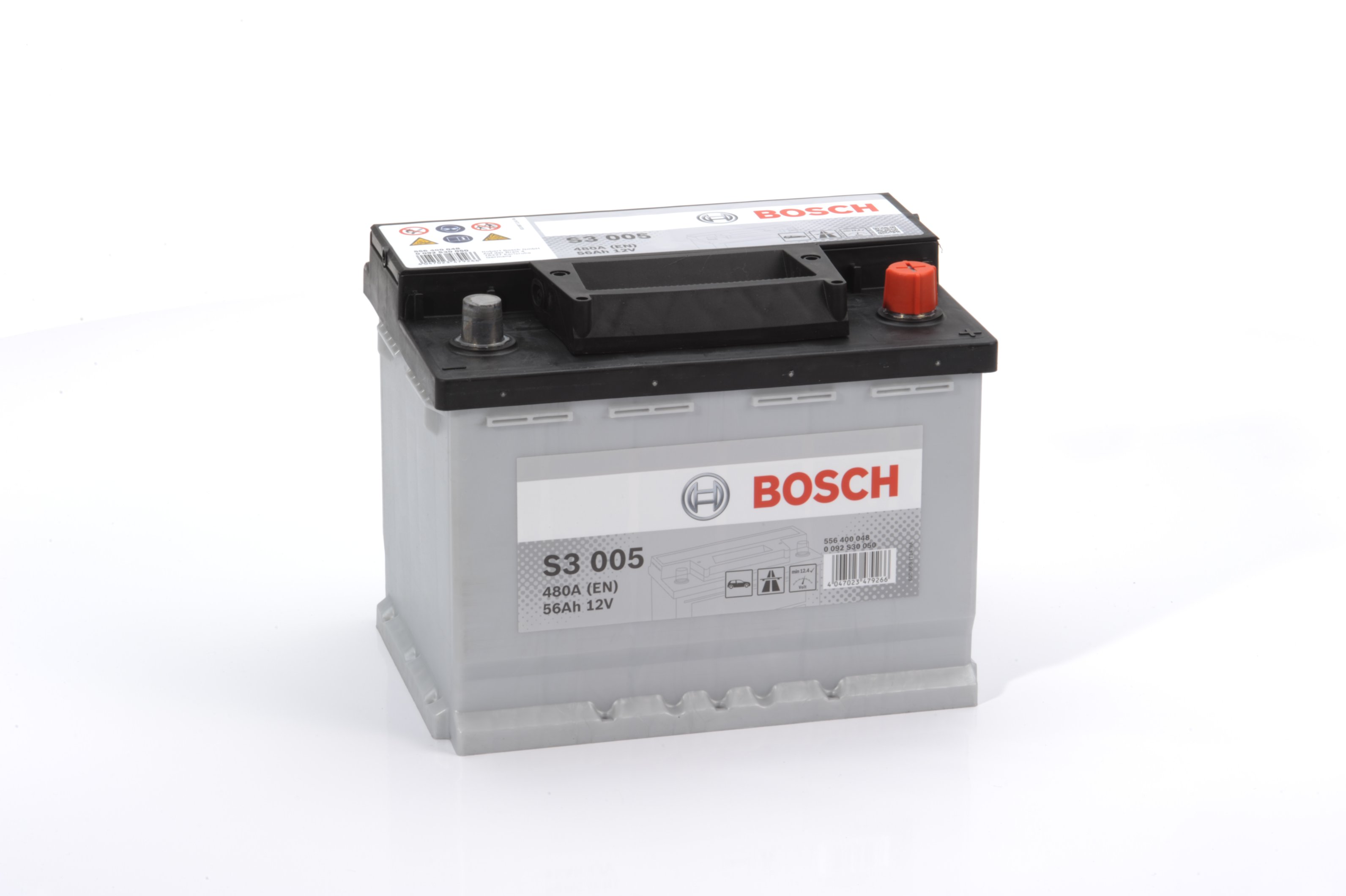 Батарея аккумуляторная Bosch 12В 56Ач 480A(EN) R+ Bosch 0092S30050 - фото 4