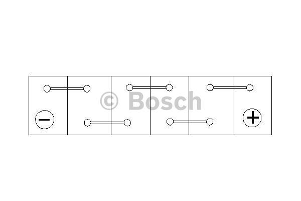 Батарея аккумуляторная Bosch 12В 56Ач 480A(EN) R+ Bosch 0092S30050 - фото 14
