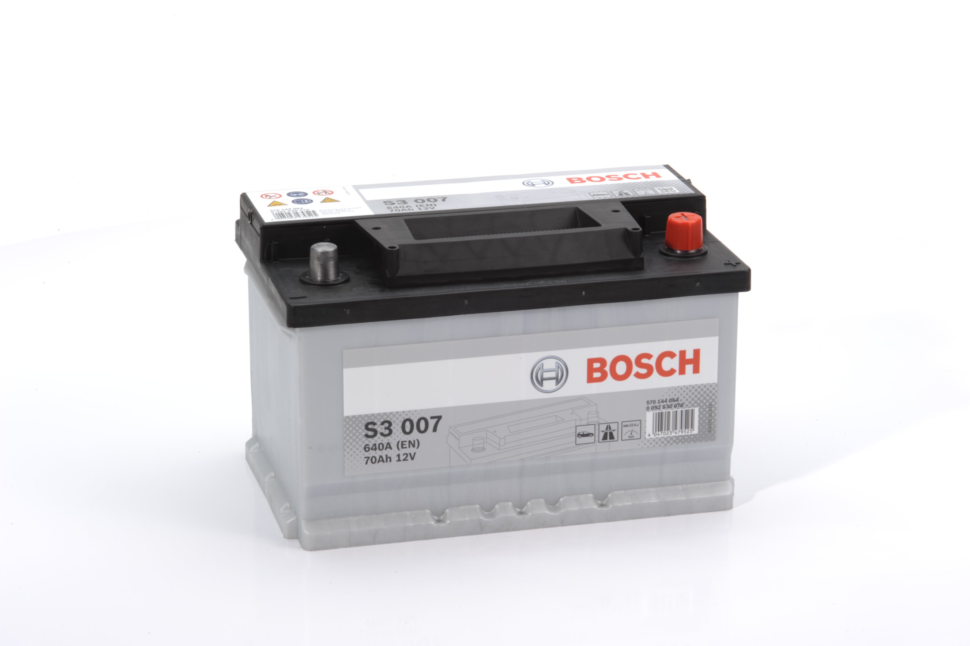 Батарея аккумуляторная Bosch 12В 70Ач 640A(EN) R+ Bosch 0092S30070 - фото 5