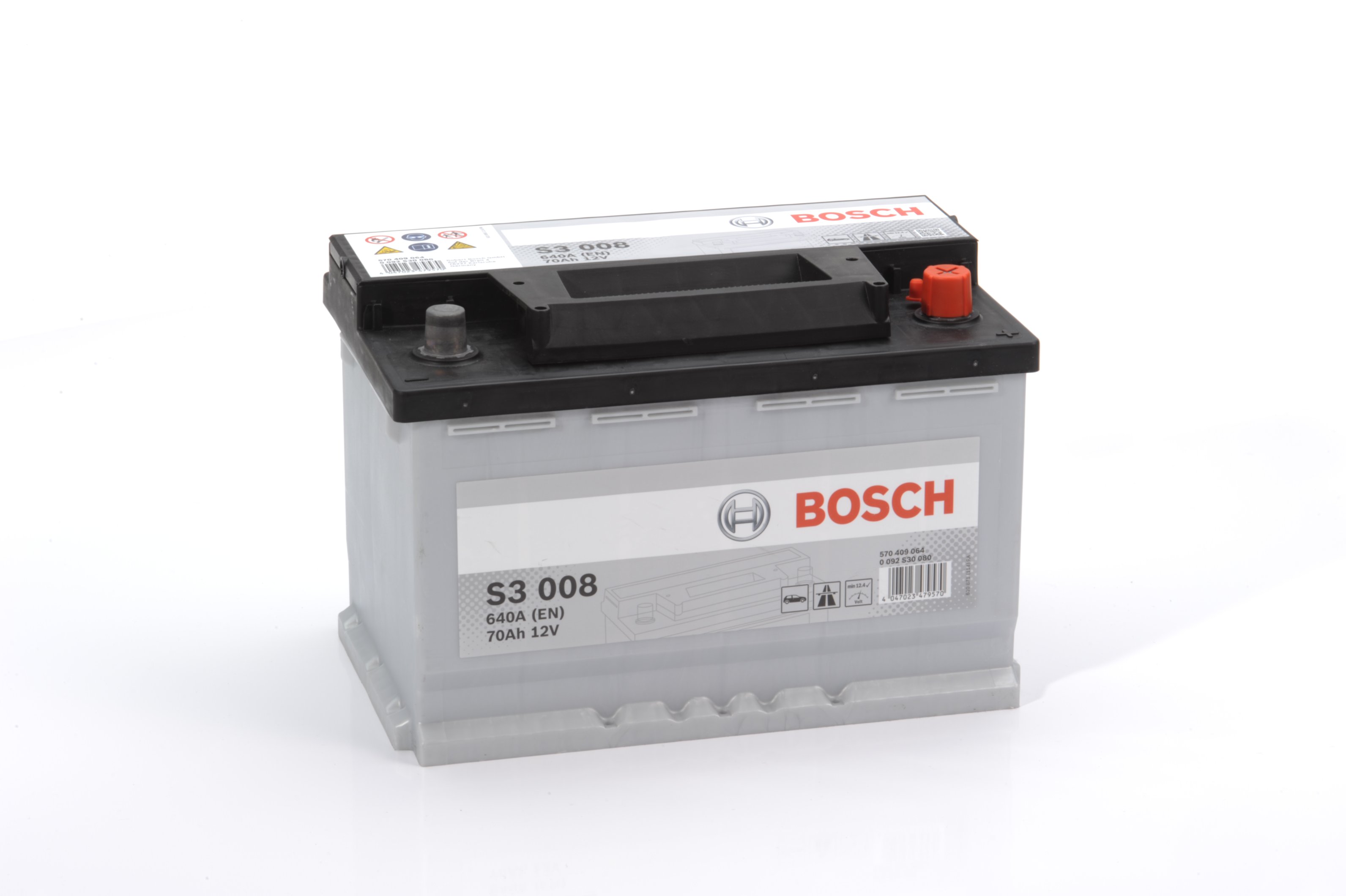 Акумулятор Bosch 12В 70Ач 640А(EN) R+ Bosch 0 092 S30 080