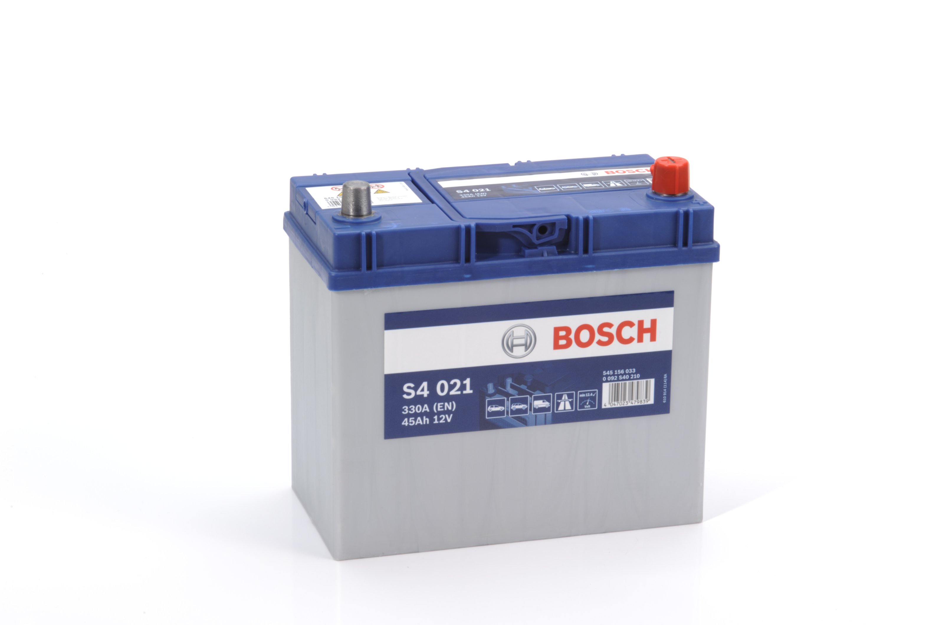Батарея аккумуляторная Bosch 12В 45Ач 330А(EN) R+ Bosch 0092S40210 - фото 9