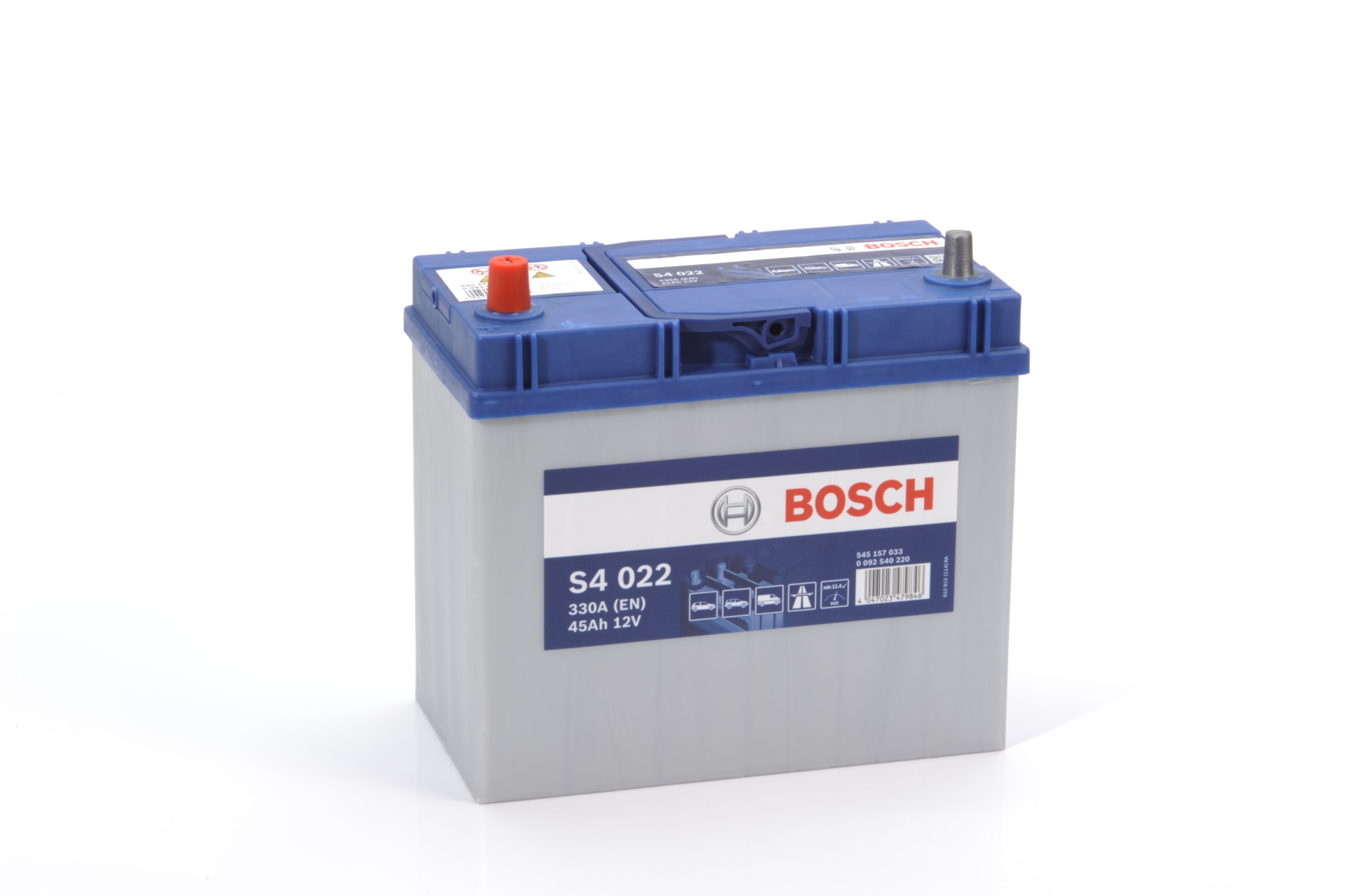 Акумулятор Bosch 12В 45Ач 330А(EN) L+ Bosch 0 092 S40 220