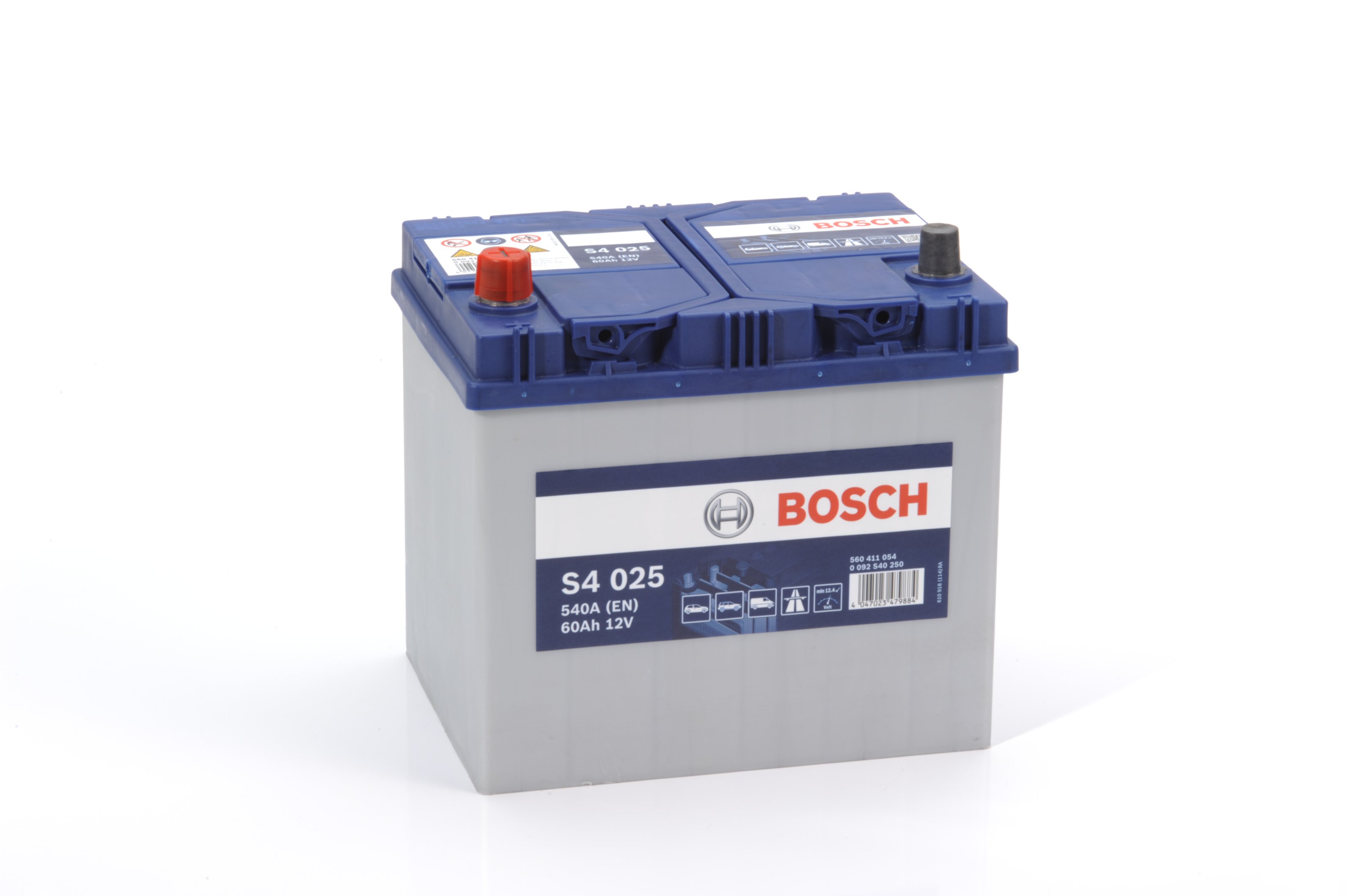 Батарея аккумуляторная Bosch 12В 60Ач 540A(EN) L+ Bosch 0092S40250 - фото 5